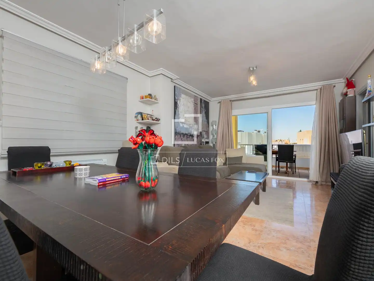 Dining room of Flat for sale in Santa Eulària des Riu  with Air Conditioner and Furnished
