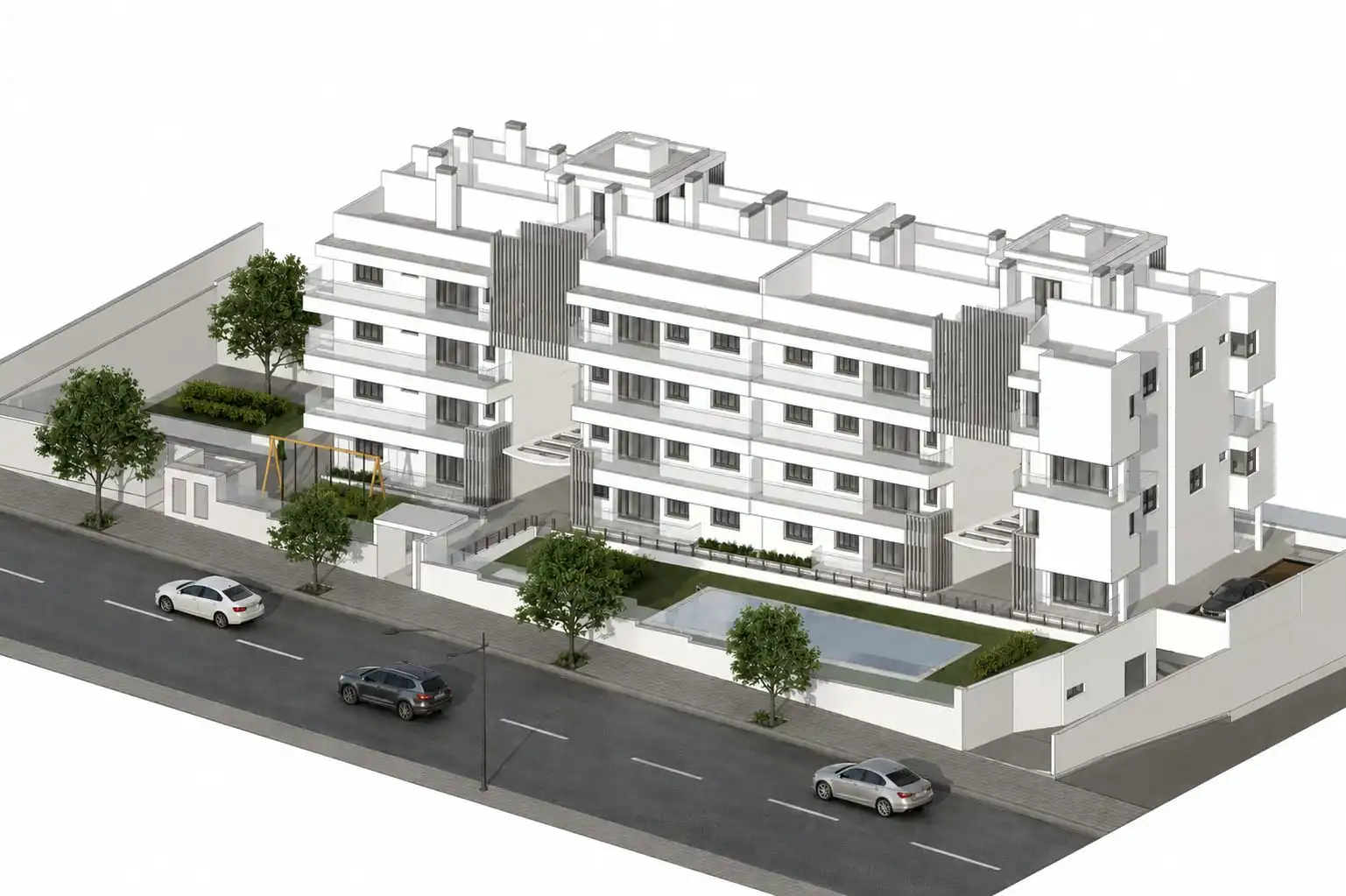 Mini appartamento di nuova costruzione con piscina in vendita a Urbanización Santa Rosa 25, imagen 14
