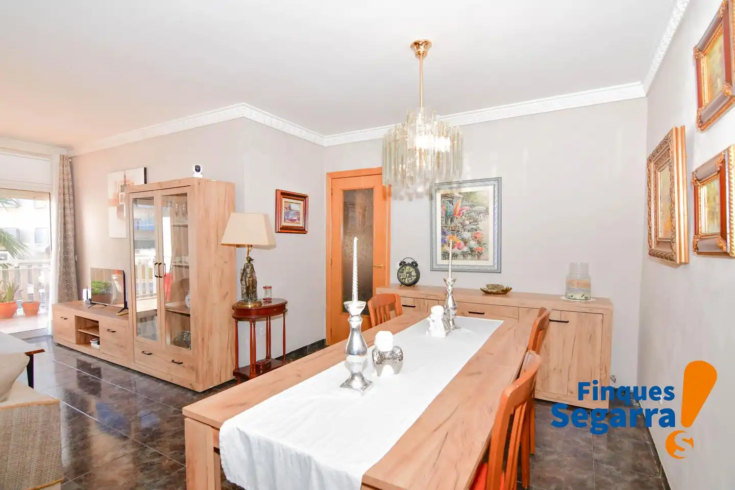 Dining room of Flat for sale in El Vendrell  with Air Conditioner, Terrace and Community pool