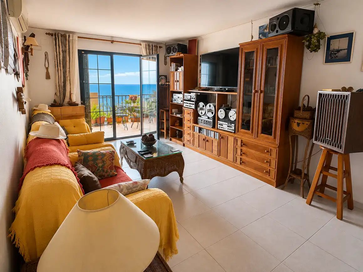 Wohnzimmer von Wohnungen zum Verkauf in Altea mit Klimaanlage, Terrasse und Abstellraum
