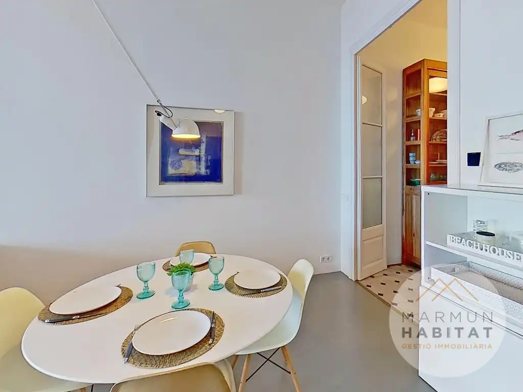 Comedor de Casa o chalet de alquiler en Caldes d'Estrac con Terraza, Piscina y Amueblado