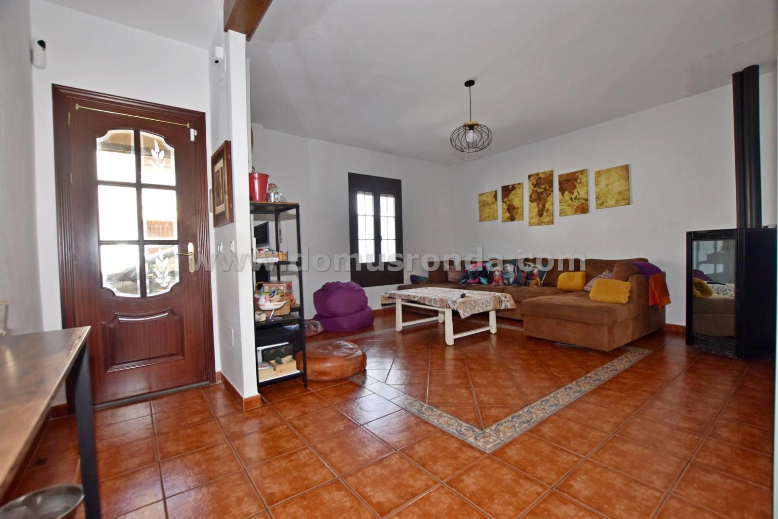 Living room of House or chalet for sale in Ronda  with Heating, Terrace and Storage room