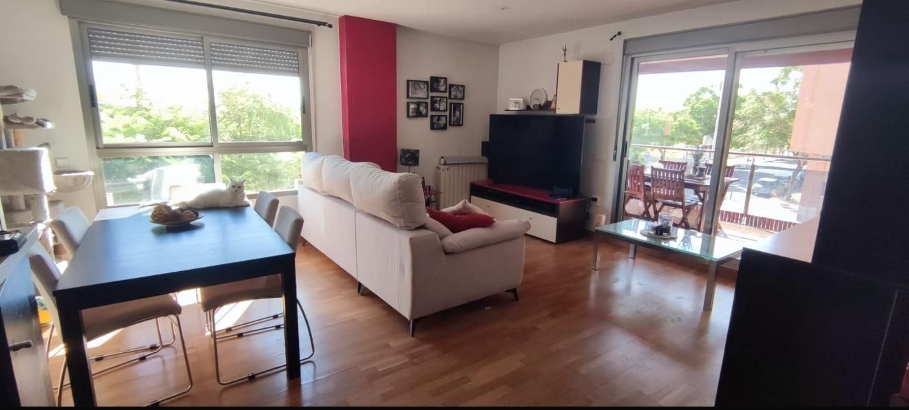 Living room of Flat for sale in  Murcia Capital  with Air Conditioner, Terrace and Storage room