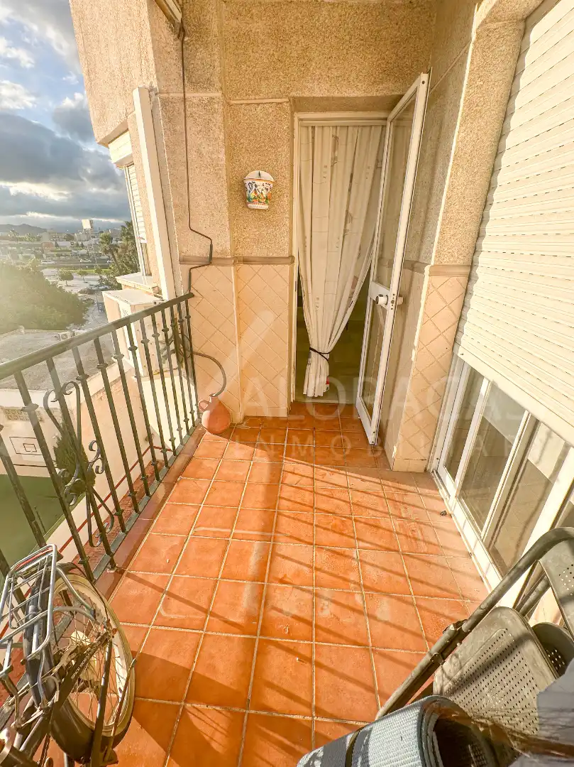 Balcony of Flat for sale in Málaga Capital  with Air Conditioner, Terrace and Community pool