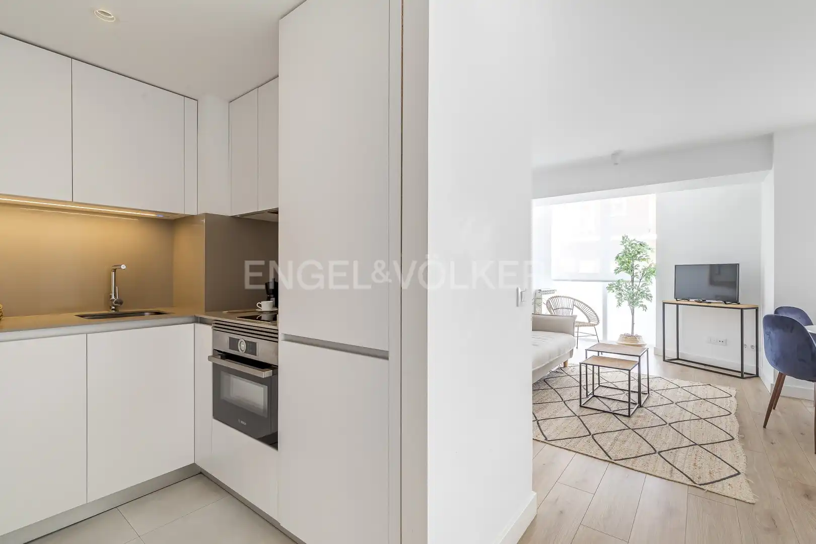 Cuina de Planta baixa de lloguer en Madrid amb Aire condicionat, Calefacció i Moblat