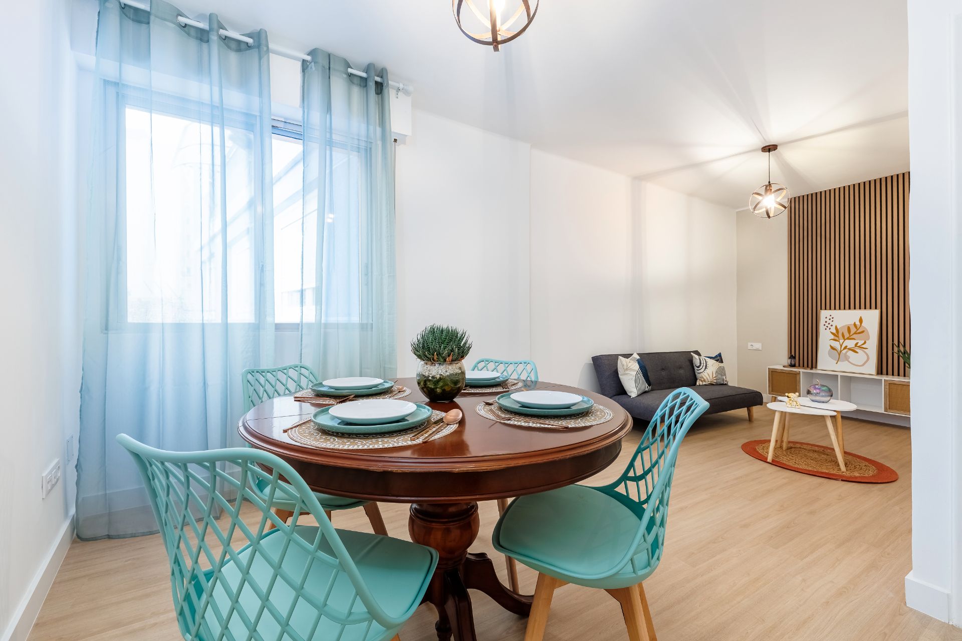 Dining room of Flat for sale in Vigo   with Heating and Furnished