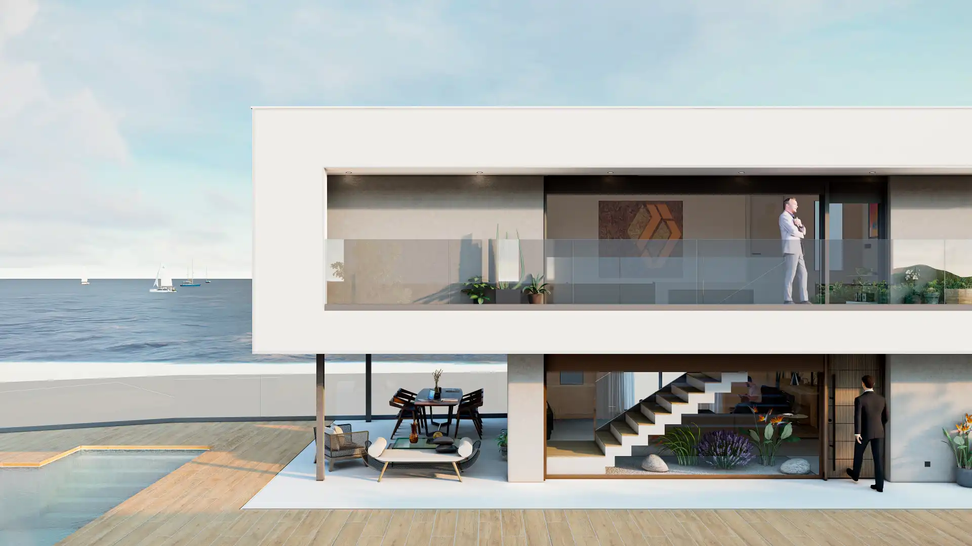 Vista exterior de Casa o xalet en venda en Benicasim / Benicàssim amb Calefacció, Jardí privat i Terrassa