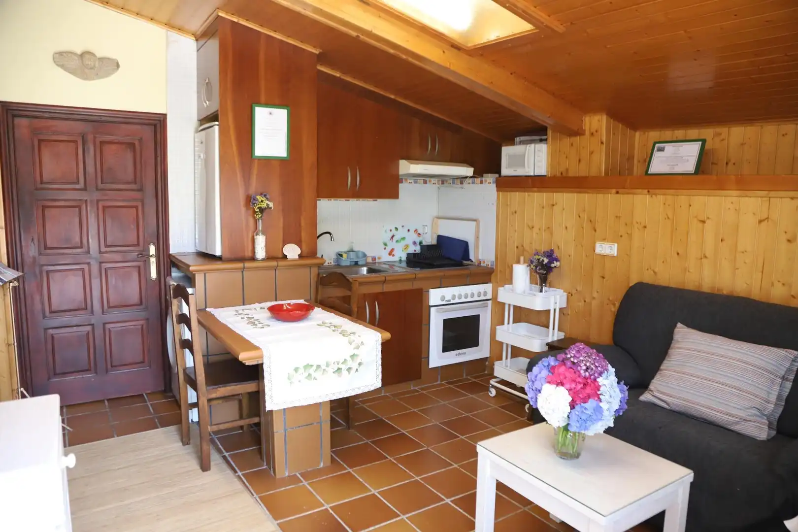 Cocina de Casa o chalet en venta en Portas con Jardín privado, Terraza y Trastero
