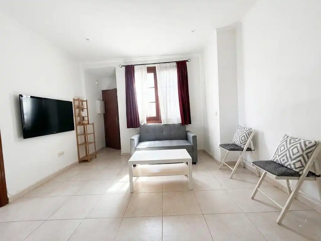 Living room of Apartments for sale in Málaga  with Terrace, Furnished and Balcony
