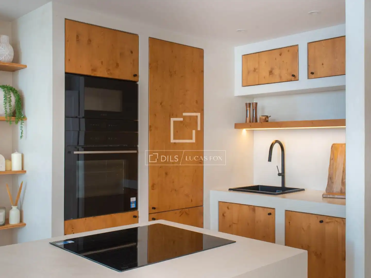 Küche von Wohnung zum Verkauf in Eivissa mit Klimaanlage, Heizung und Privatgarten