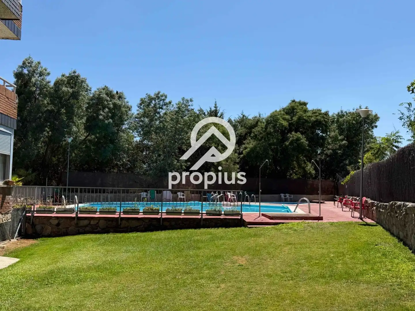 Piscina de Piso en venta en Hoyo de Manzanares con Calefacción, Parquet y Terraza