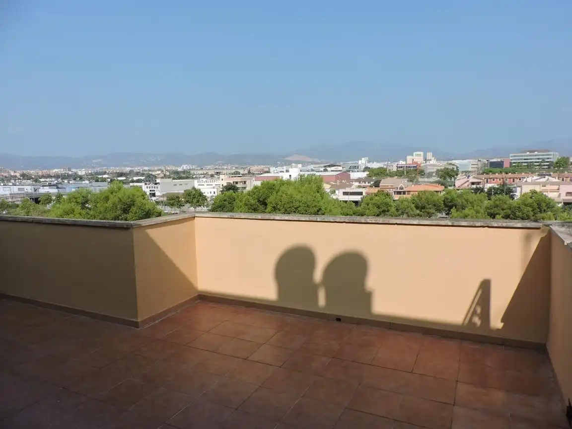 Terraza de Ático de alquiler en  Palma de Mallorca con Aire acondicionado, Calefacción y Parquet