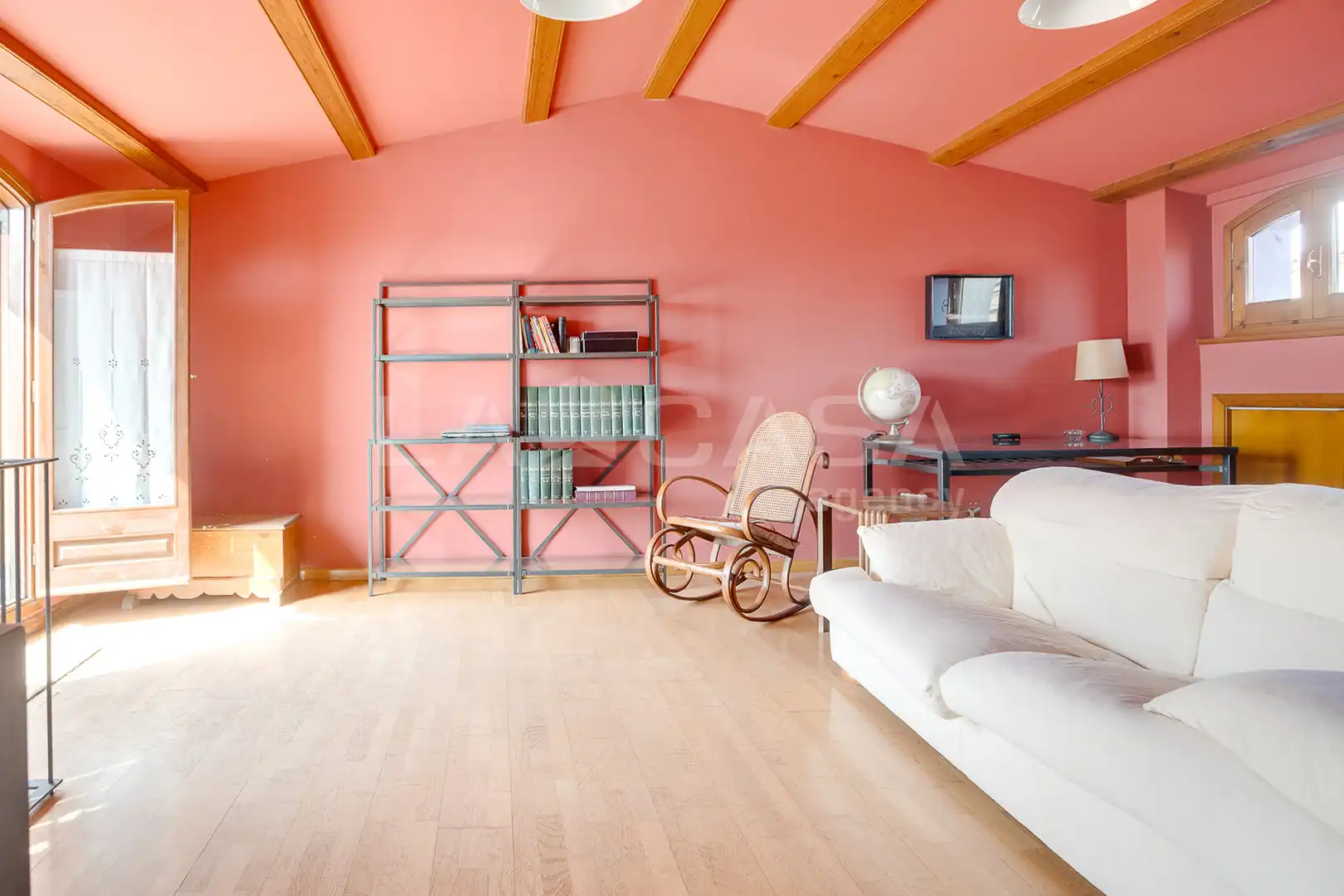 Sala d'estar de Casa adosada en venda en Sant Antoni de Vilamajor amb Calefacció, Terrassa i Traster