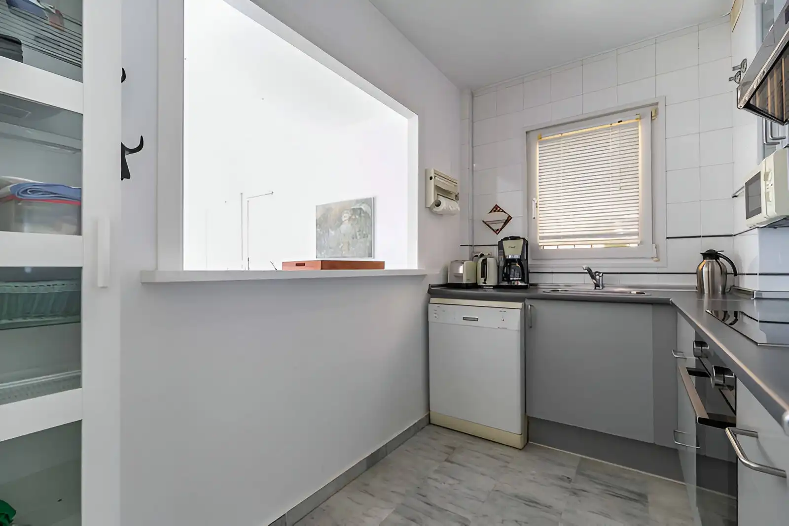 Cocina de Planta baja en venta en Benalmádena con Aire acondicionado, Terraza y Piscina