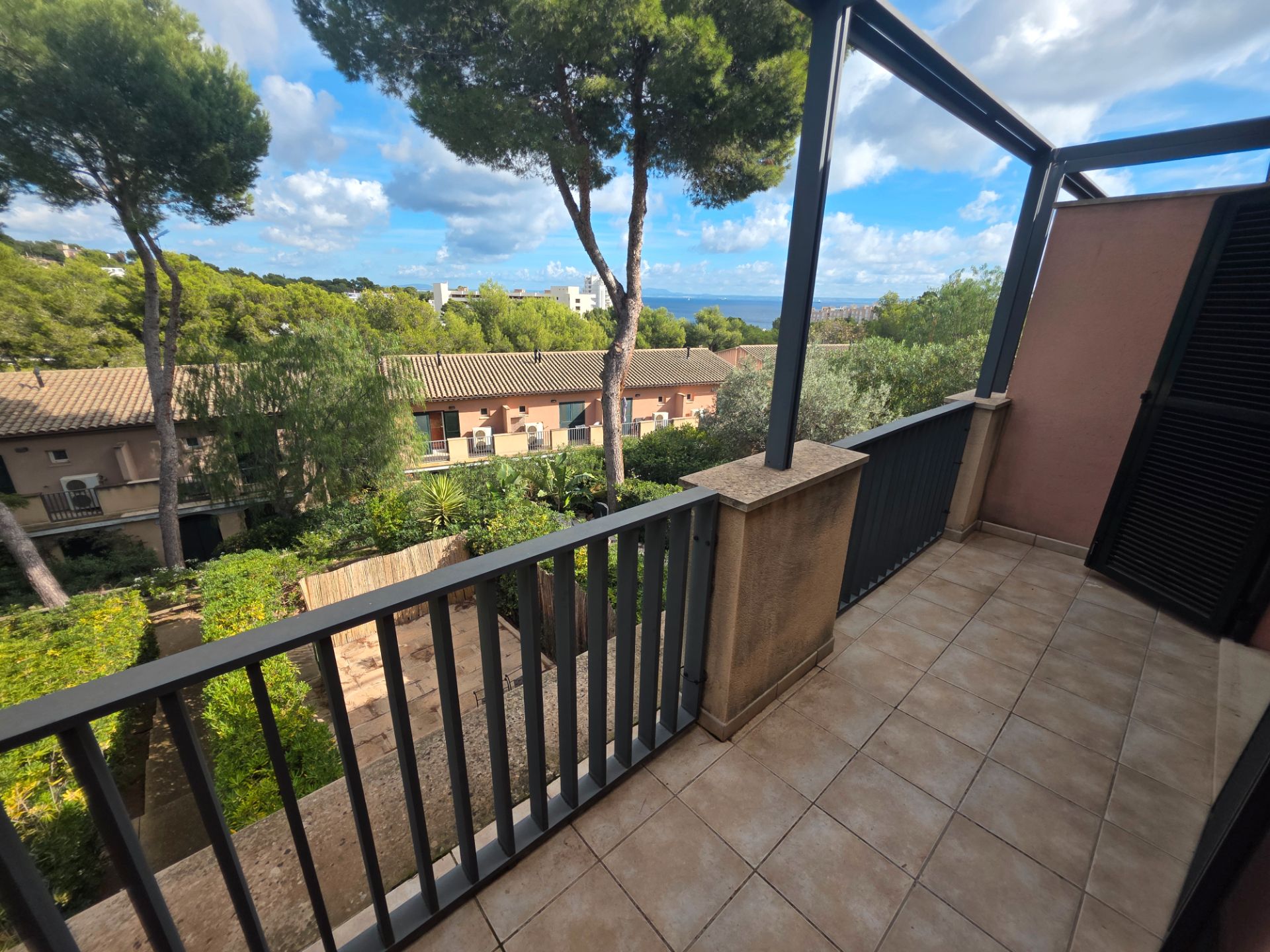 Jardí de Casa adosada de lloguer en Calvià amb Aire condicionat, Calefacció i Jardí privat
