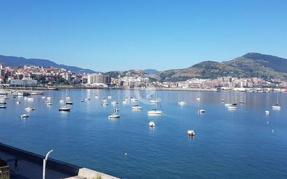 Vista exterior de Casa o xalet en venda en Getxo  amb Aire condicionat, Terrassa i Piscina