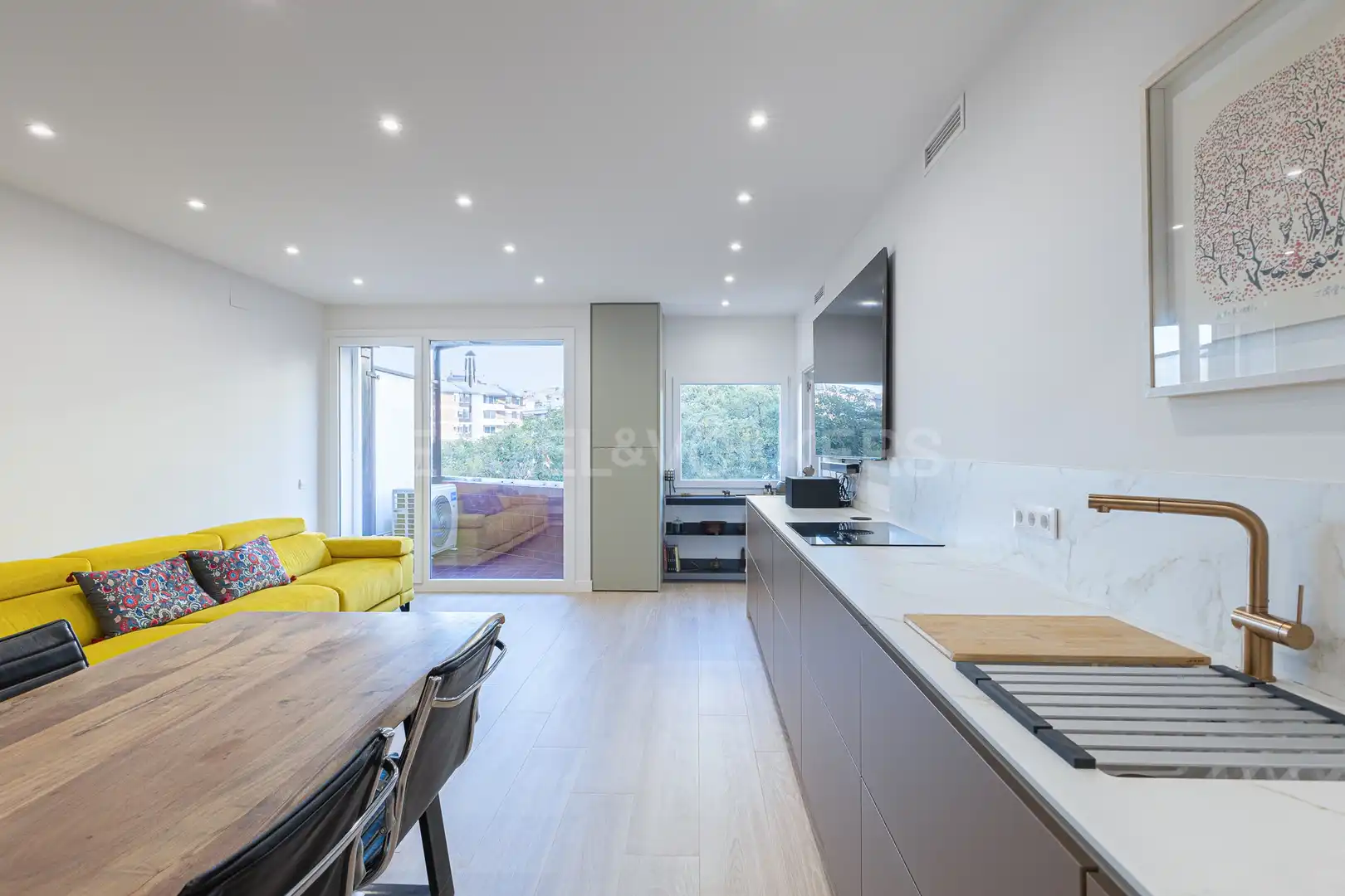 Cocina de Piso en venta en Barcelona con Aire acondicionado, Calefacción y Parquet