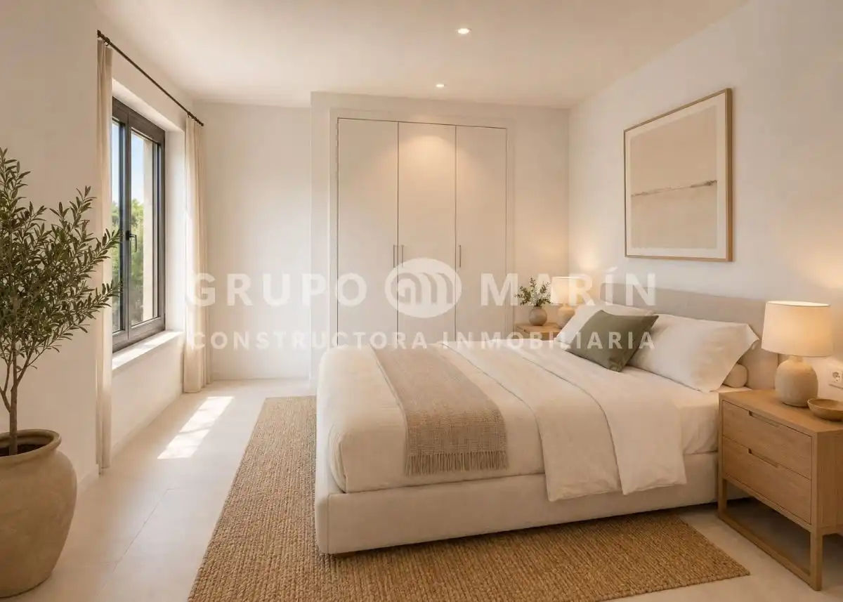 Bedroom of Houses for sale in Barcelona  with Heating, Parquet flooring and Balcony