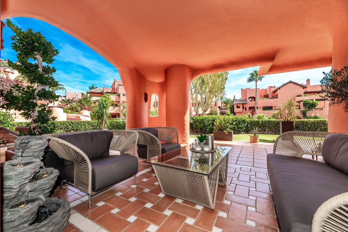 Terrace of Flat for sale in Estepona  with Terrace, Storage room and Swimming Pool