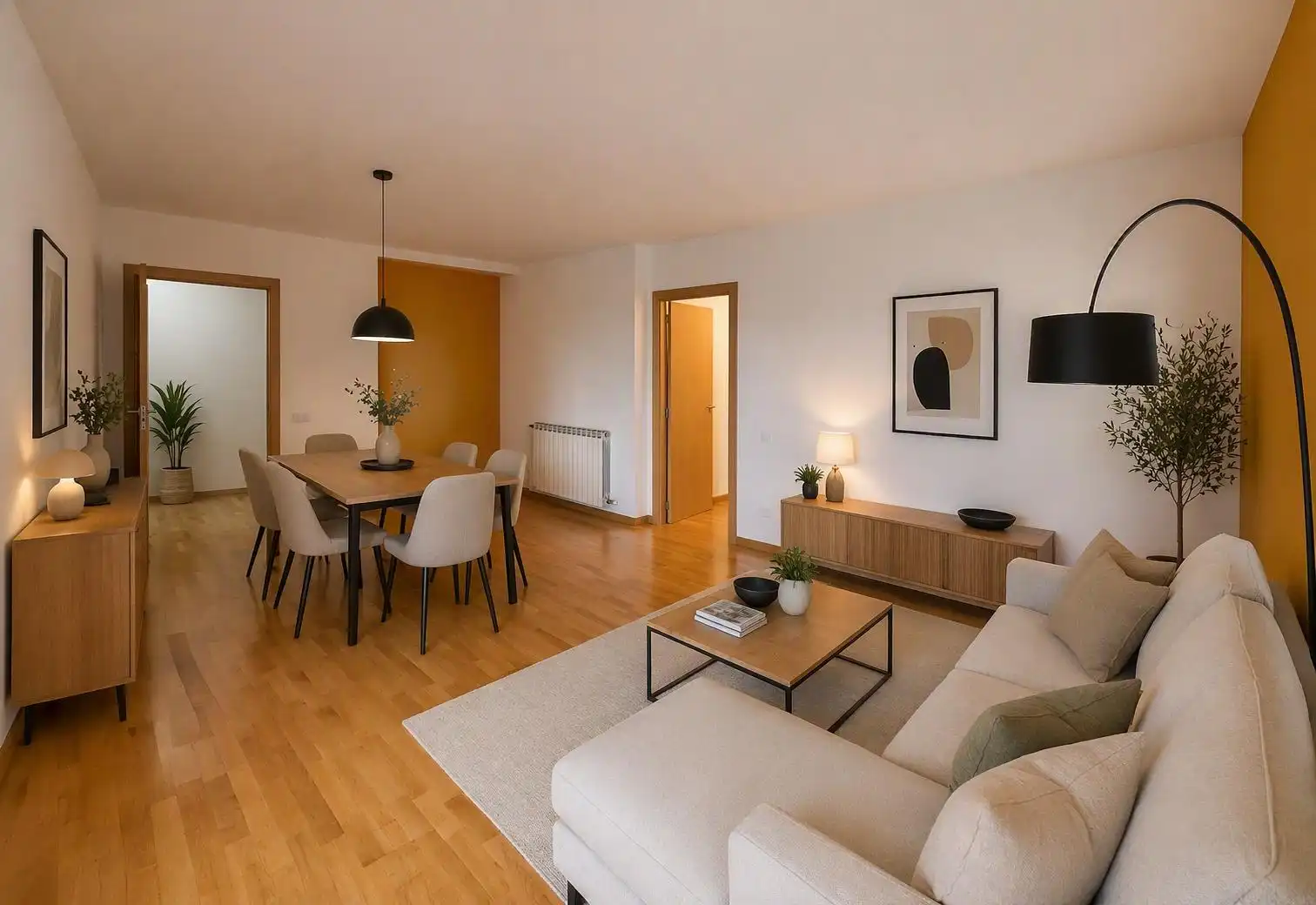 Sala d'estar de Pis en venda en Sentmenat amb Calefacció, Parquet i Balcó