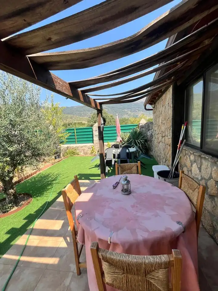 Terraza de Finca rústica en venta en Cabrero con Jardín privado y Piscina