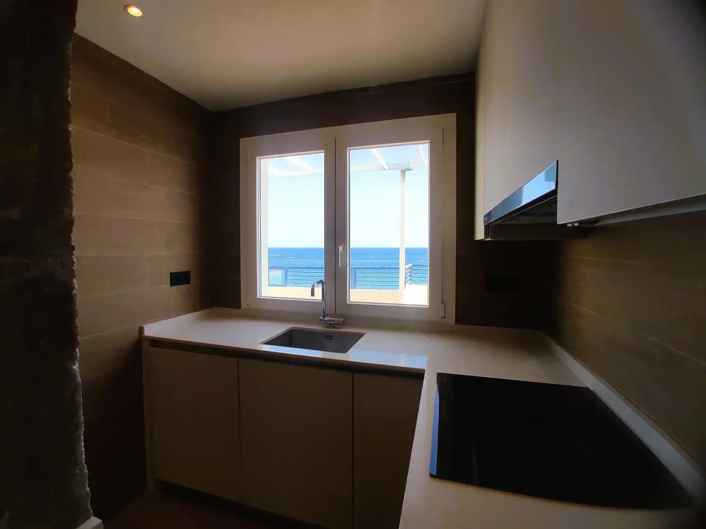 Cocina de Apartamento de alquiler en Marbella con Terraza