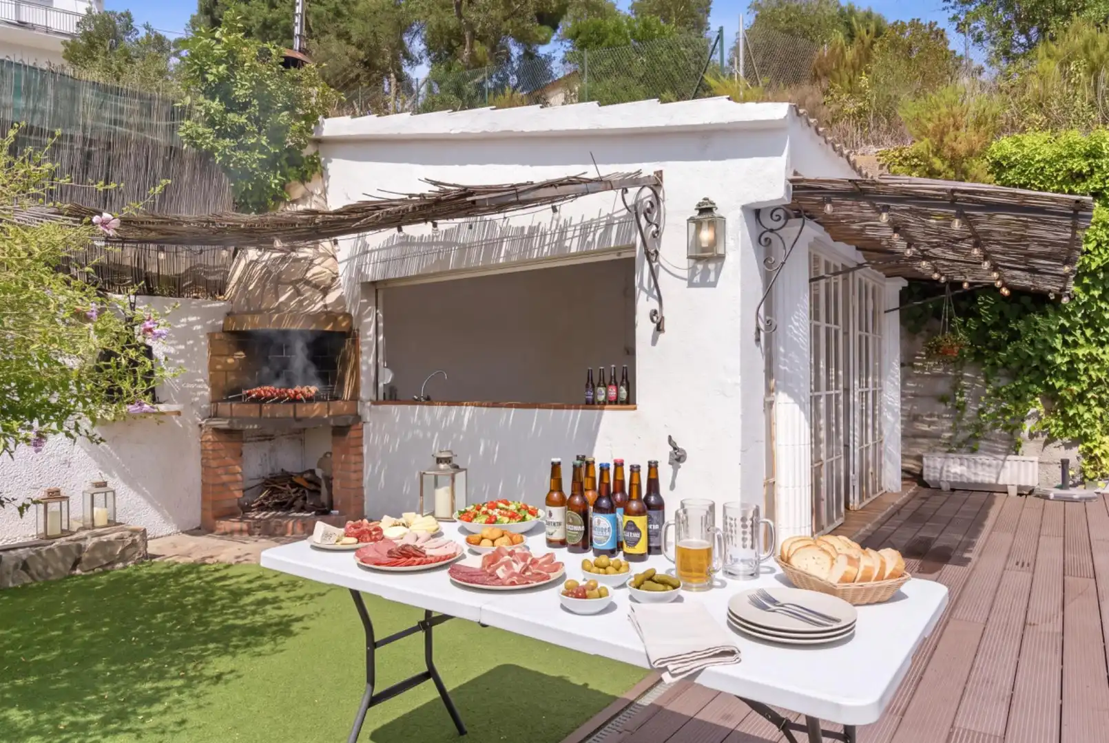 Terraza de Casa o chalet en venta en Vidreres con Aire acondicionado, Calefacción y Jardín privado