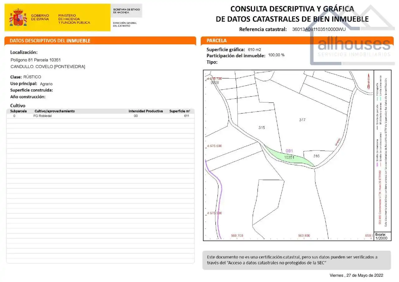 Rural land for sale in Covelo, imagen 7