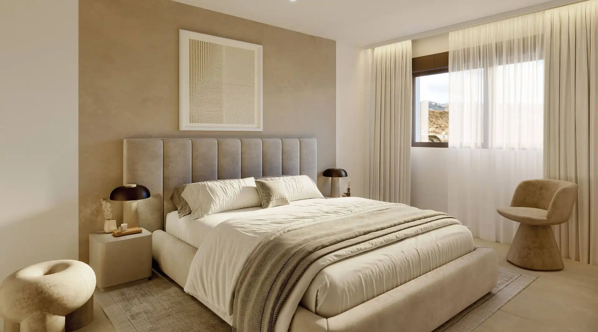 Bedroom of Detached homes for sale in Fuengirola  with Air Conditioner, Heating and Private garden