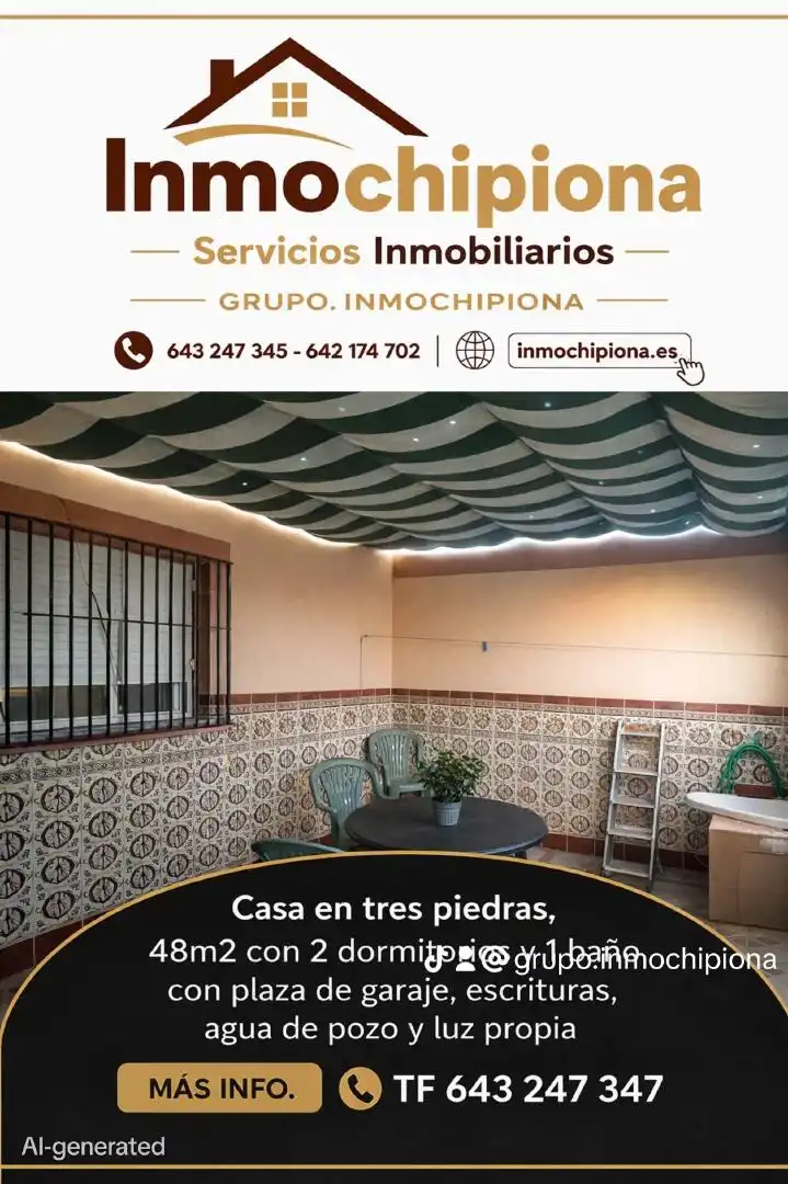 Terraza de Casa o chalet en venta en Chipiona