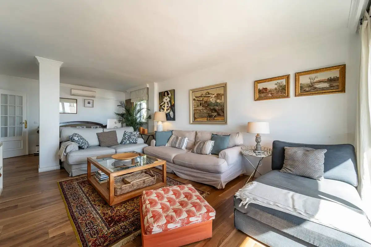 Living room of Apartments for sale in Benalmádena  with Air Conditioner, Private garden and Terrace