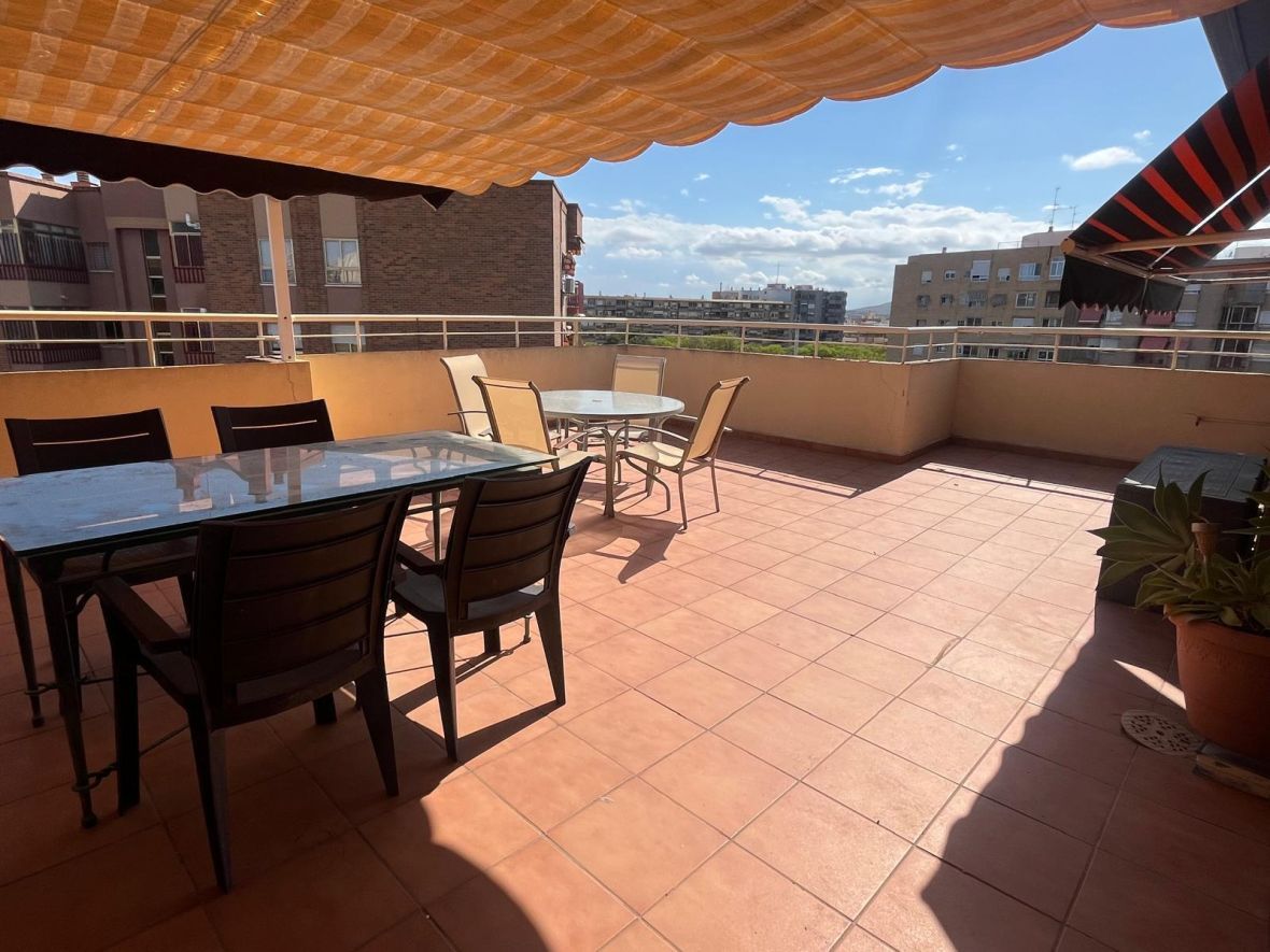 Terrace of Attic to rent in Alicante / Alacant  with Air Conditioner, Heating and Terrace
