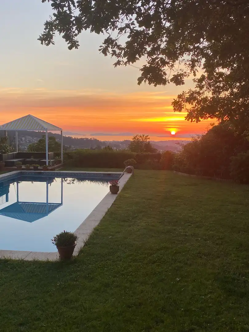 Jardín de Casa o chalet en venta en Vigo  con Calefacción, Jardín privado y Parquet