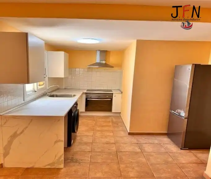 Cocina de Apartamento en venta en La Oliva con Jardín privado, Terraza y Trastero