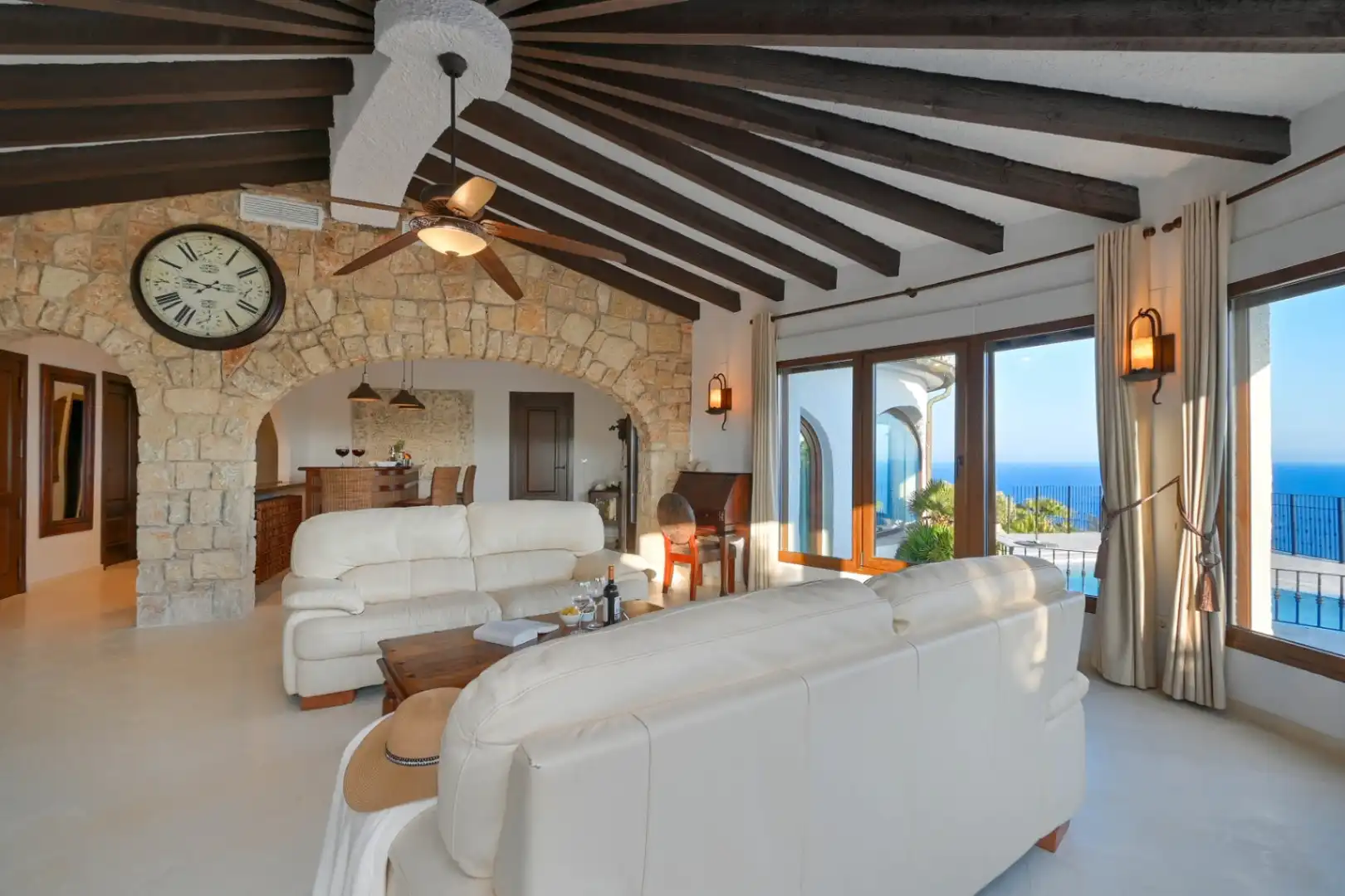 Sala de estar de Casa o chalet en venta en Jávea / Xàbia con Aire acondicionado, Terraza y Piscina