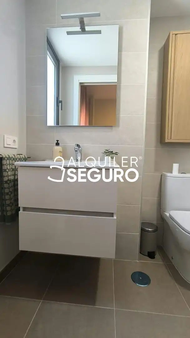 Baño de Piso de alquiler en Sevilla con Aire acondicionado, Trastero y Piscina