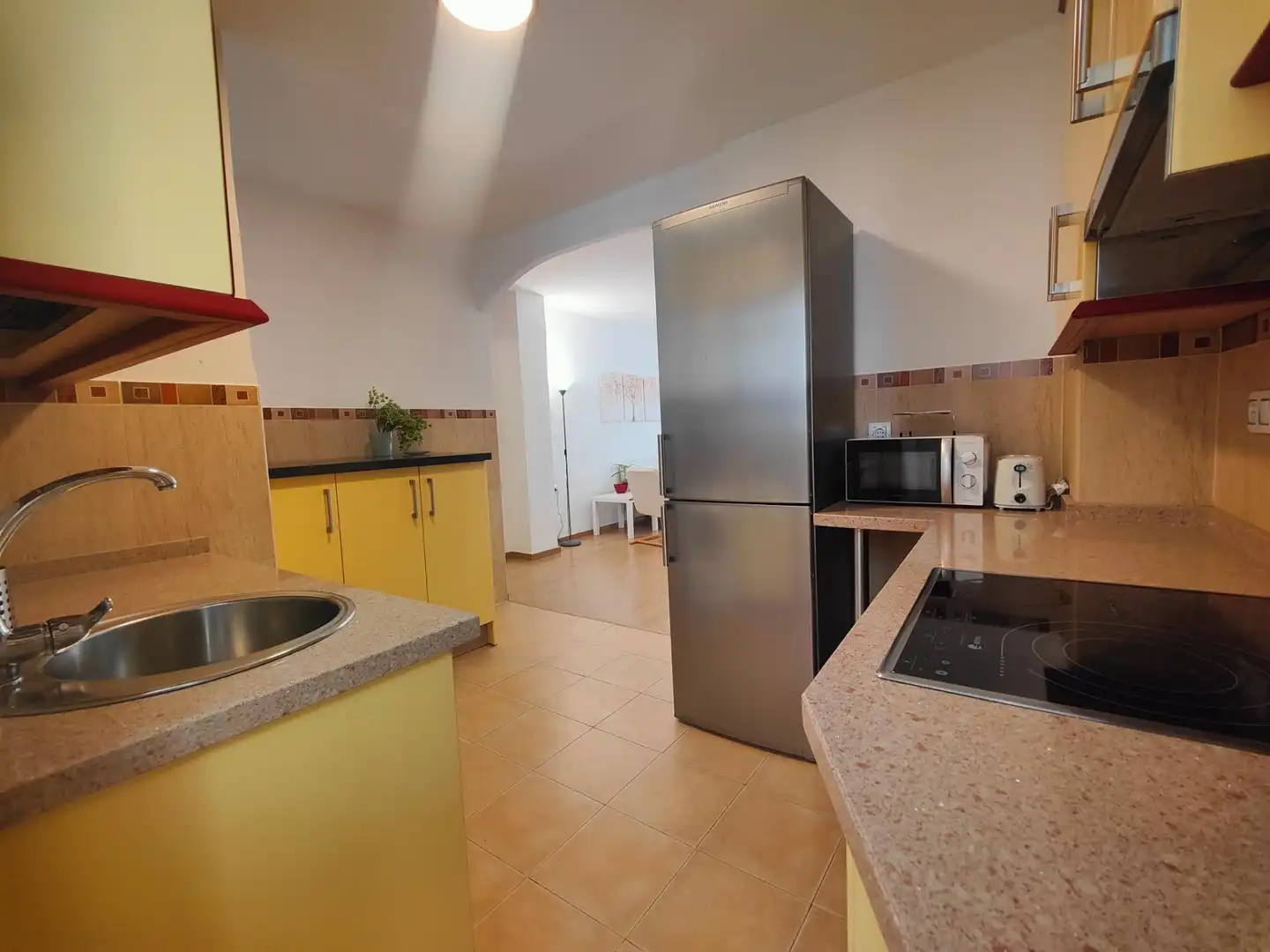 Kitchen of Flat for rent in Granada  with Air Conditioner, Heating and Furnished