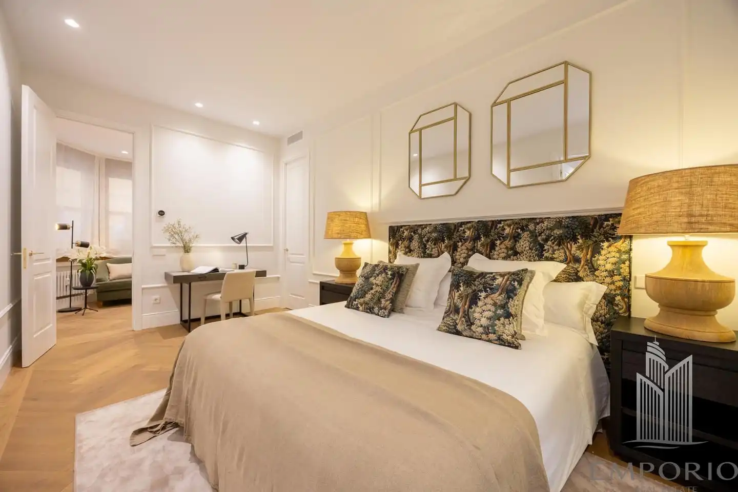 Schlafzimmer von Wohnung zum Verkauf in Madrid mit Klimaanlage, Heizung und Terrasse