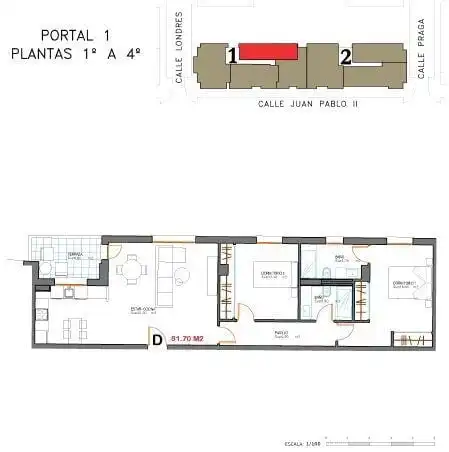 Flat with pool for sale in La Lastra, imagen 2