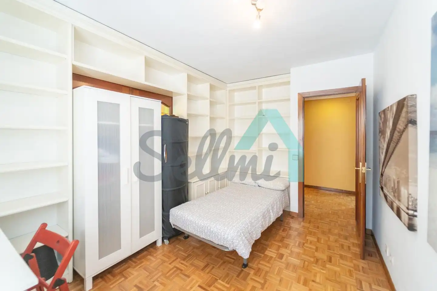 Bedroom of Flat for rent in Oviedo   with Heating, Parquet flooring and Terrace