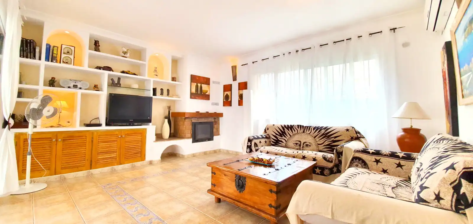 Living room of Houses for rent in Dénia  with Air Conditioner, Heating and Private garden