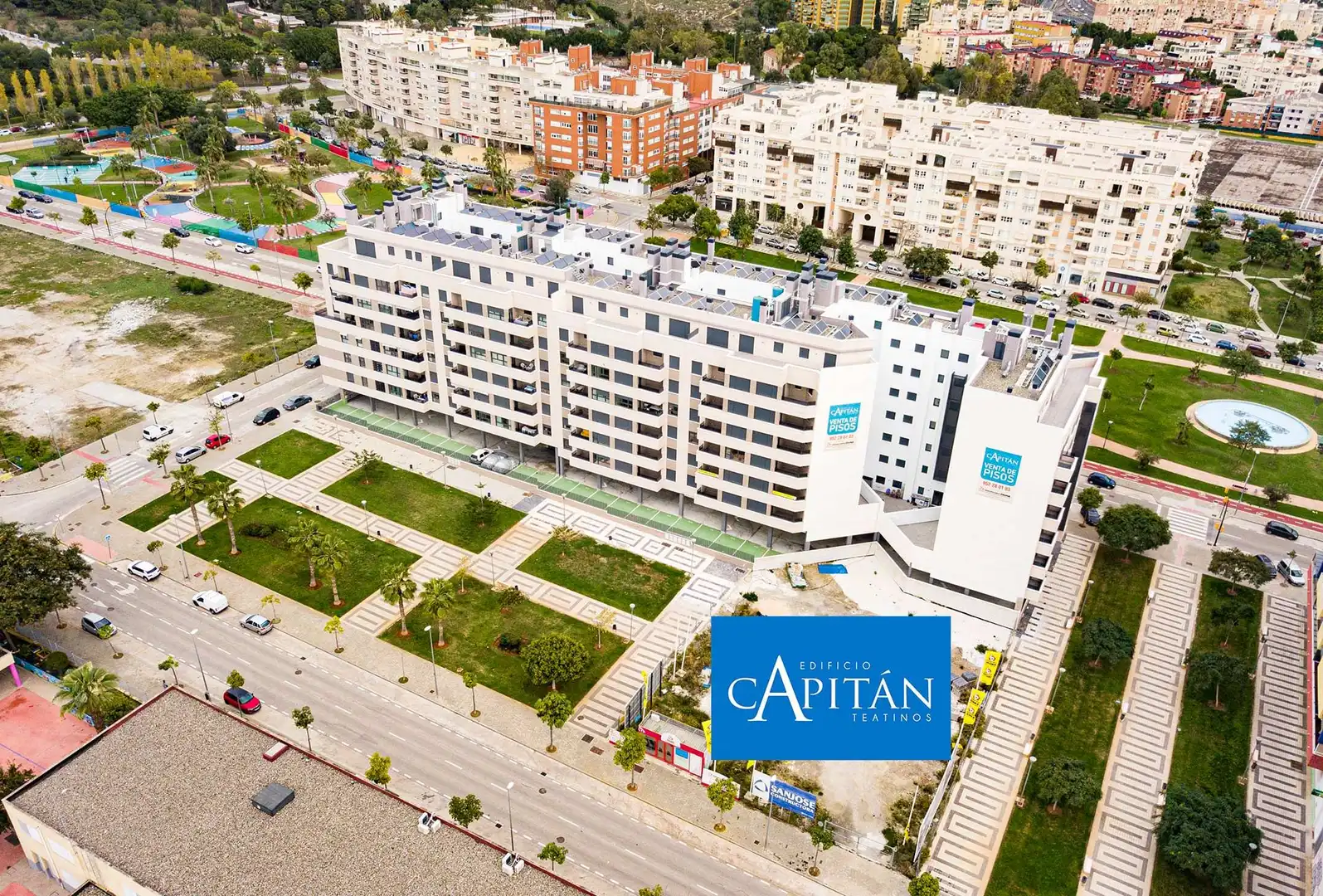 Exterior view of Flat for sale in Málaga  with Parquet flooring, Terrace and Storage room