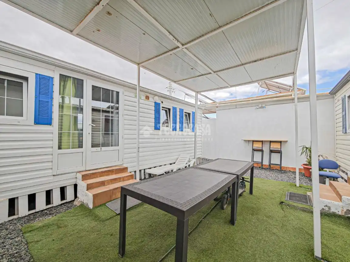 Terraza de Finca rústica en venta en Arona con Aire acondicionado, Jardín privado y Amueblado