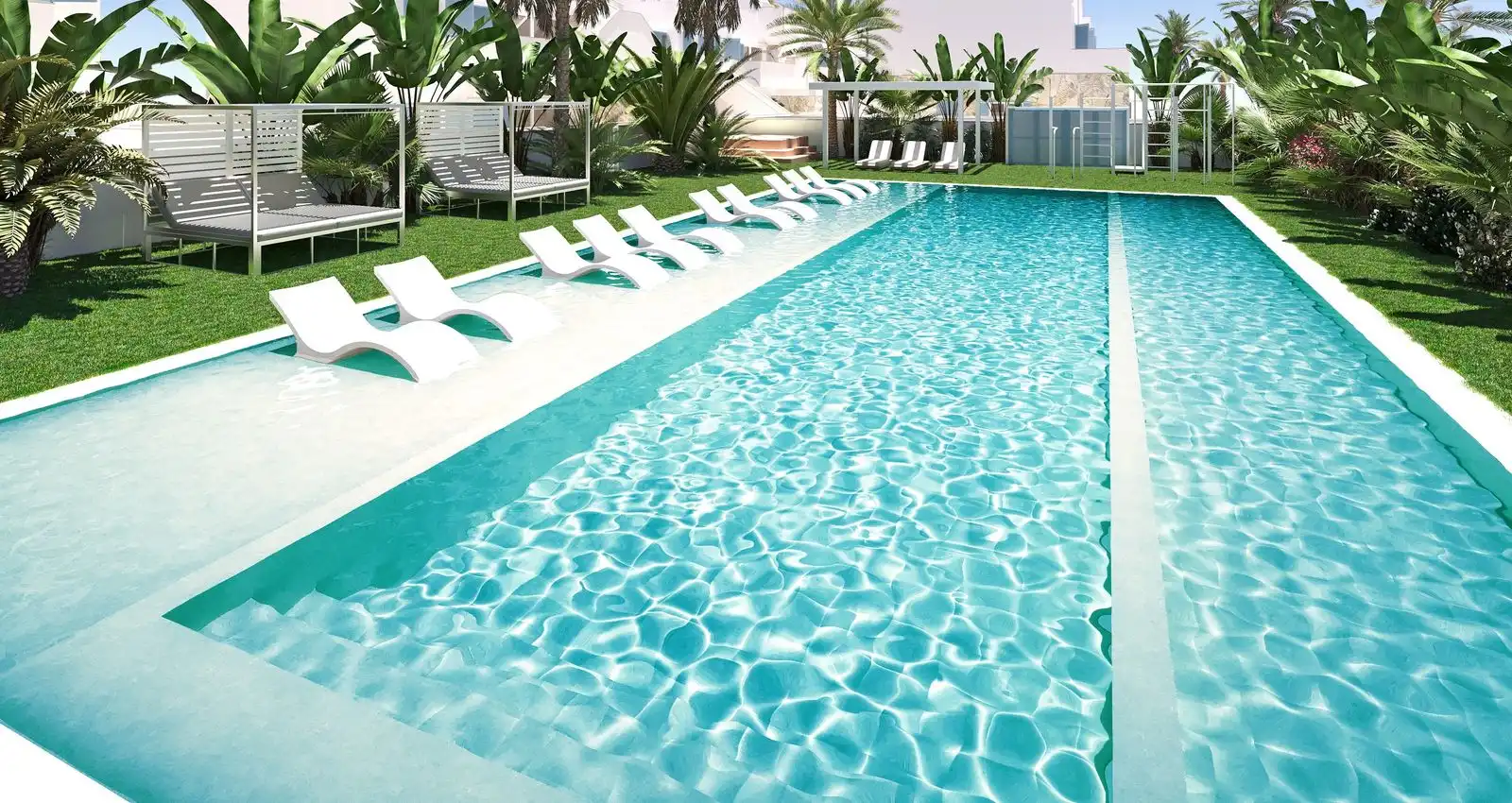 Piscina de Apartamento en venta en Pilar de la Horadada con Jardín privado, Terraza y Piscina comunitaria