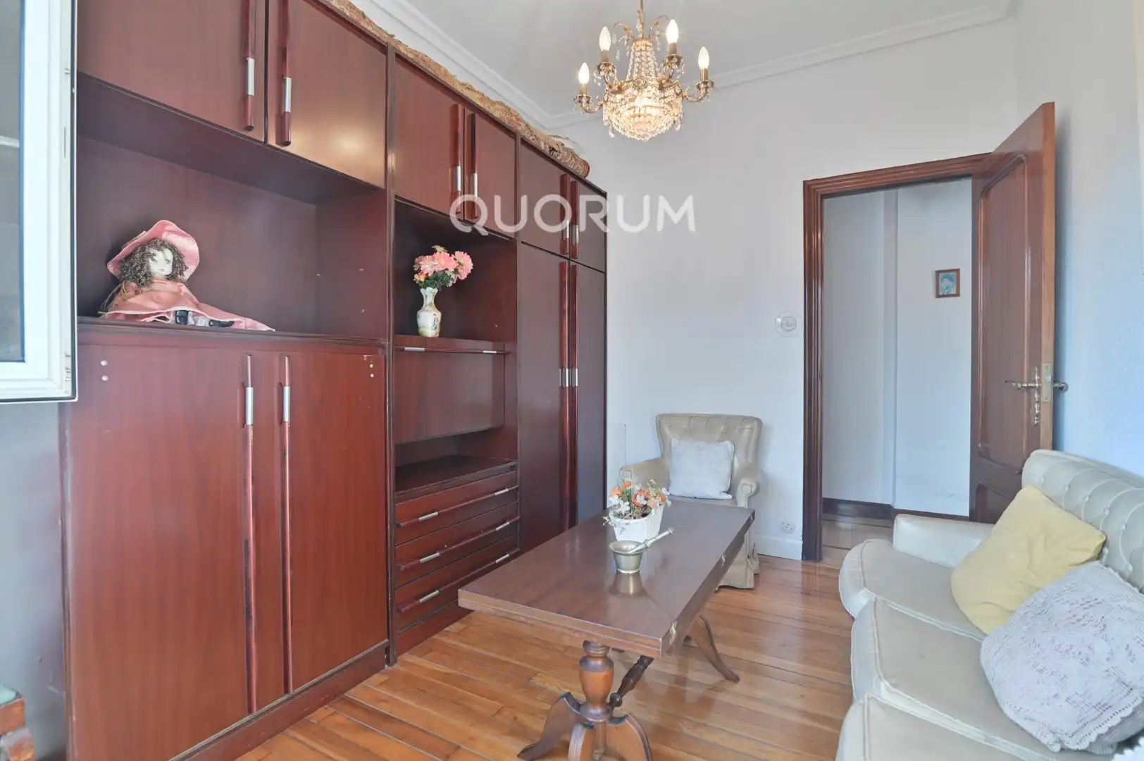 Sala de estar de Piso en venta en Barakaldo  con Terraza, Amueblado y Balcón