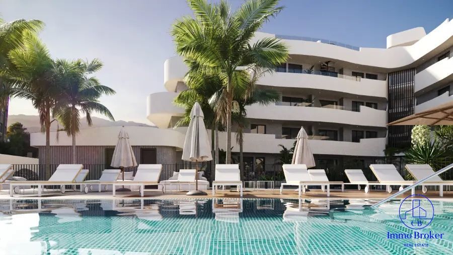 Swimming pool of Flat for sale in Granadilla de Abona  with Air Conditioner, Storage room and Community pool