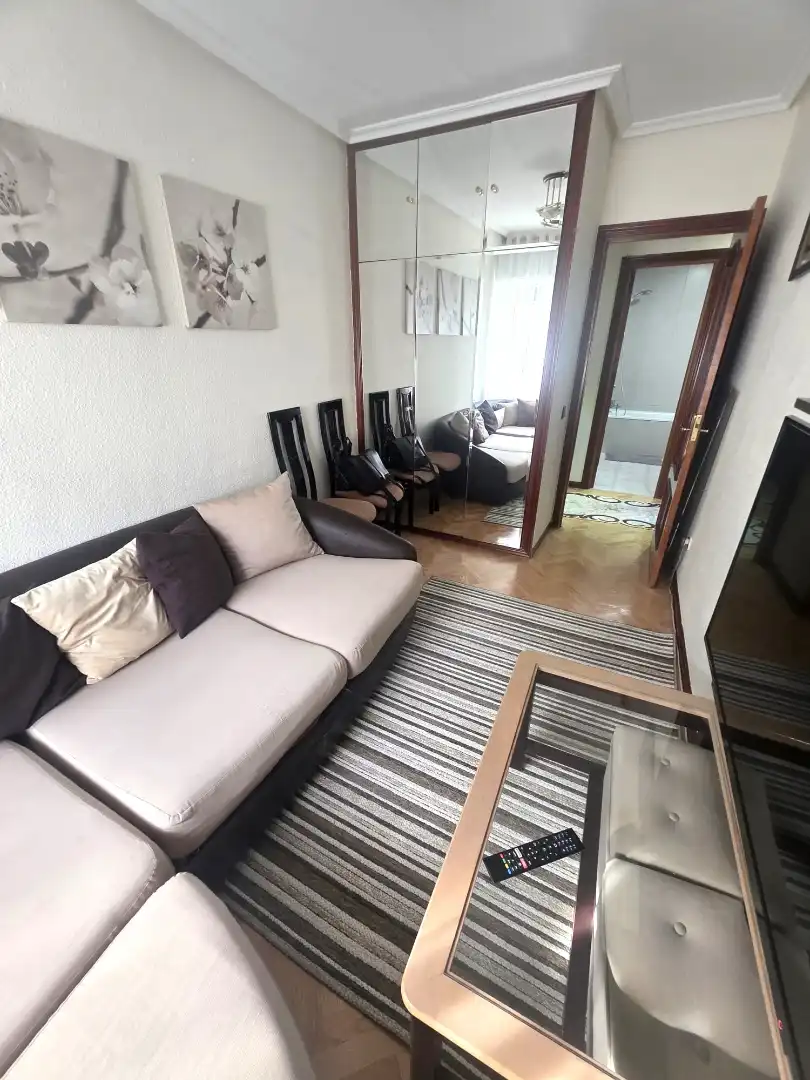 Living room of Flat for sale in Madrid  with Air Conditioner, Heating and Parquet flooring