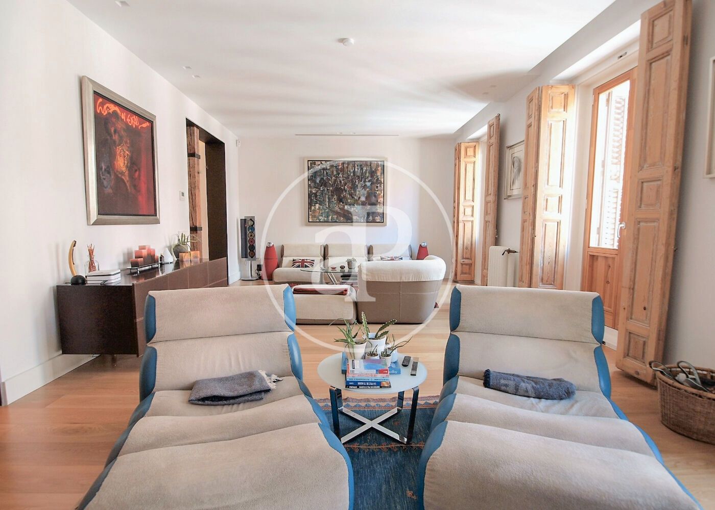 Sala d'estar de Pis de lloguer en  Madrid Capital amb Aire condicionat, Calefacció i Traster