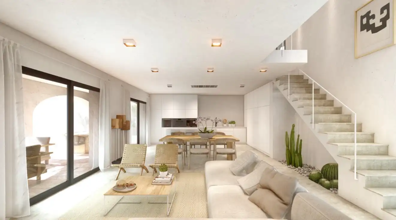 Living room of Houses for sale in Jávea / Xàbia  with Air Conditioner, Heating and Private garden