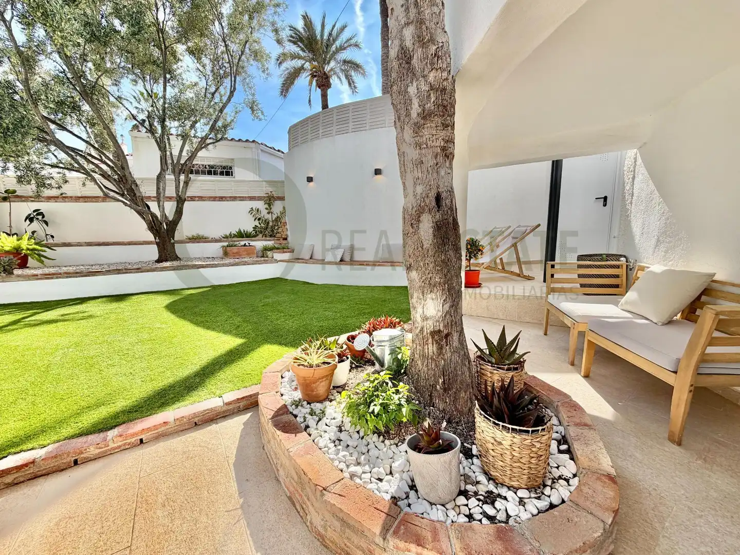 Garden of Houses for sale in El Campello  with Air Conditioner, Heating and Private garden